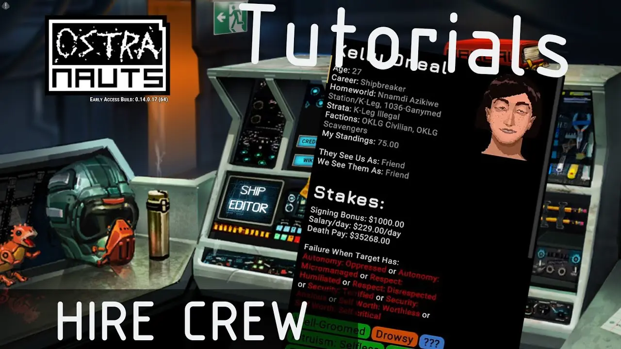Ostranauts crew guide