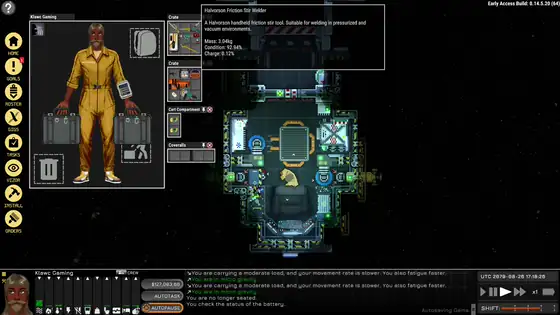 Ostranauts Ship Editor grid overlay with module placement in 1.0